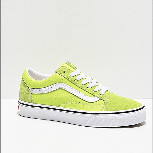 yellow green vans